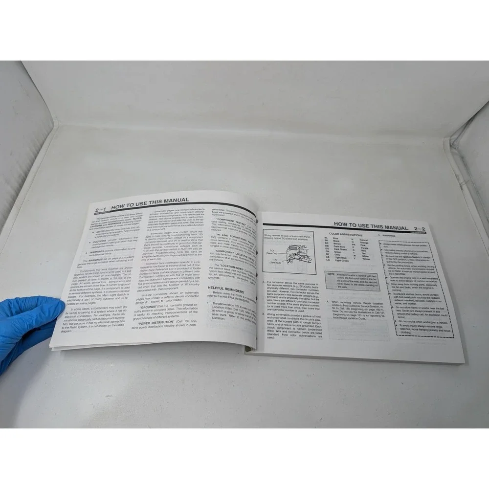 1995 Ford Aerostar OEM Electrical & Vacuum Trouble Shooting Manual‎ EVTM VTG 90s